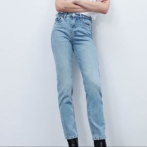 SOLD - ZARA Denim Jeans Size 10 The Truth Slim Sky Blue